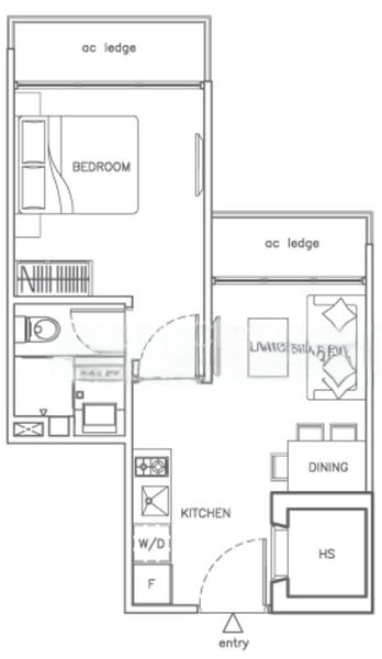 1 Bed Apartment (Condo) for Sale in  Crystal Heights - Image 4
